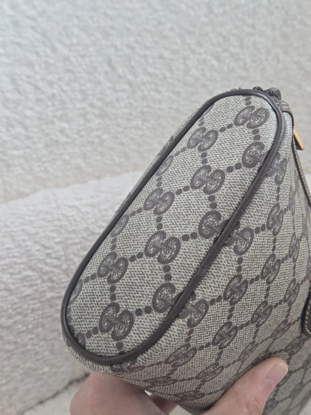 Vintage Gucci GG Monogram Cosmetic Pouch / Clutch